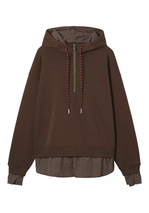 tout a coup zip hoodie - Brown