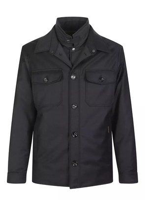 Moorer chest-pocket jacket - Black