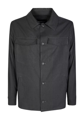 White Sand buttoned pockets overshirt - Grey