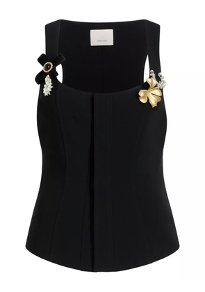 Cinq A Sept Aliana embellishment vest - Black