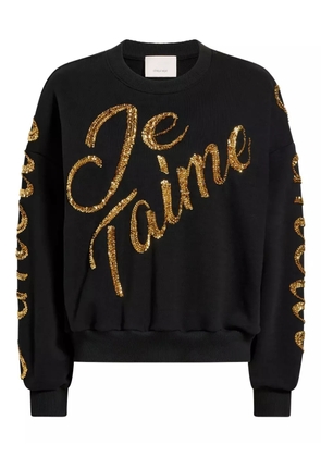 Cinq A Sept Brandy loveletter sweatshirt - Black