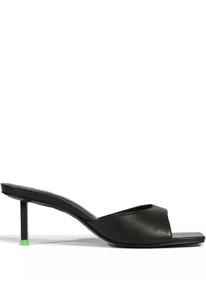 Schutz 70mm Dethalia Pin square-toe heeled sandals - Black