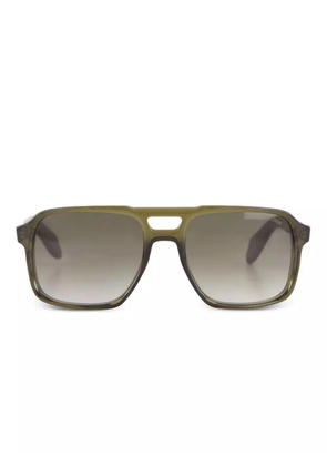Cutler & Gross square-frame double-bridge sunglasses - Grey