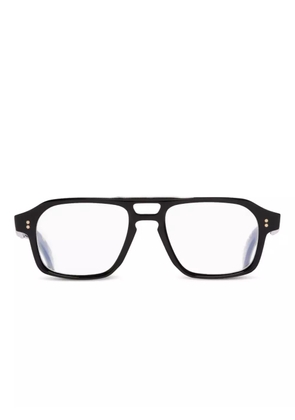 Cutler & Gross geometric-frame glasses - Black