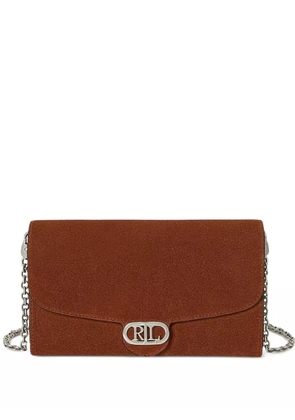 Lauren Ralph Lauren medium Adair logo chain crossbody bag - Brown