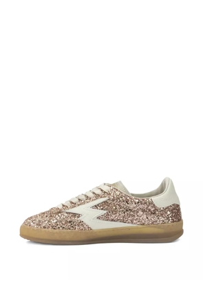 MOA CONCEPT glitter appliqué sneakers - Brown