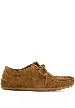 Bally Clay suede Oxford shoes - Brown