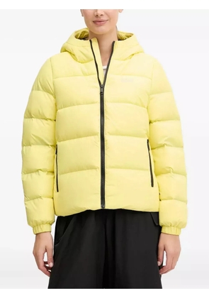 JACK WOLFSKIN Frozen Palace hooded zip-fastening jacket - Yellow
