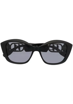 Karl Lagerfeld logo-plaque arm sunglasses - Black