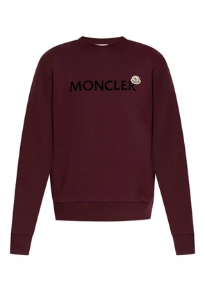 Moncler logo-print sweatshirt - Red