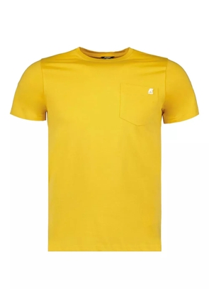K-Way Sigur pocket cotton T-shirt - Yellow