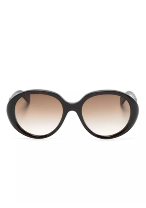 Chloé Eyewear Gayia oval-frame sunglasses - Brown