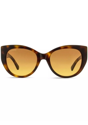 Swarovski Eyewear cat-eye frame sunglasses - Brown