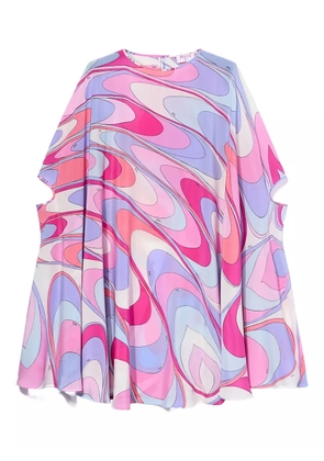 PUCCI onde-print silk kaftan - Pink