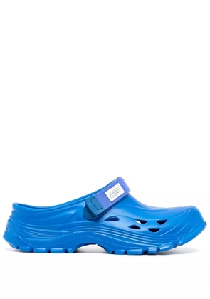 Suicoke MOK touch-strap mules - Blue