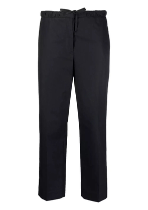Jil Sander drawstring cropped trousers - Blue