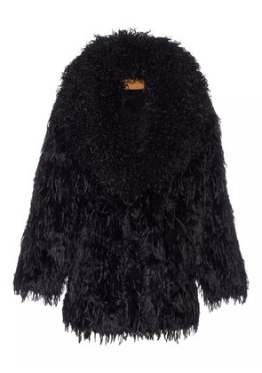 Jakke Tavi faux-fur coat - Black