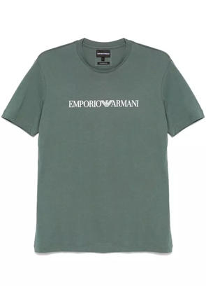 Emporio Armani logo-print T-shirt - Green