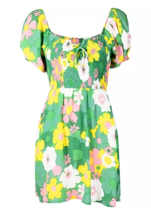 Faithfull the Brand Domenica floral-print mini dress - Green