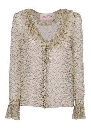 Valentino Garavani silk shirt - Neutrals