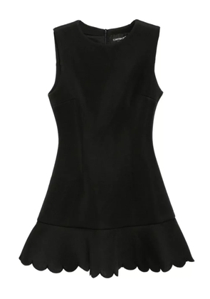Cynthia Rowley scallop flounce dress - Black
