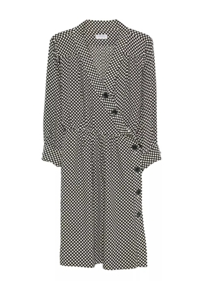 Saint Laurent Pre-Owned 1990s wrapped dress - Black