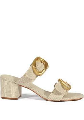 Schutz 60mm buckle strap sandals - Neutrals