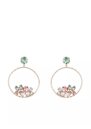 ATELIER MON 14K Candy Cabana multi-stone earrings - Gold