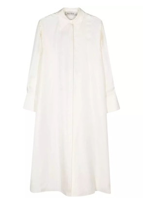 Róhe open-back silk midi dress - Neutrals