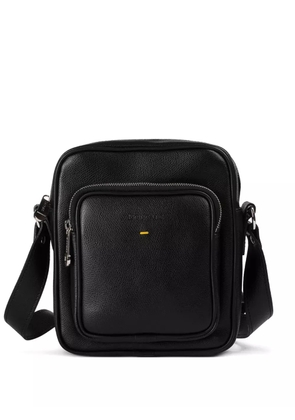 Doucal's Palmellato leather crossbody bag - Black