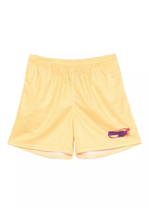 BLUE SKY INN logo-print soccer shorts - Yellow