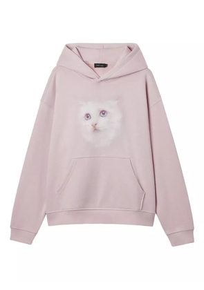 tout a coup graphic pocket hoodie - Pink