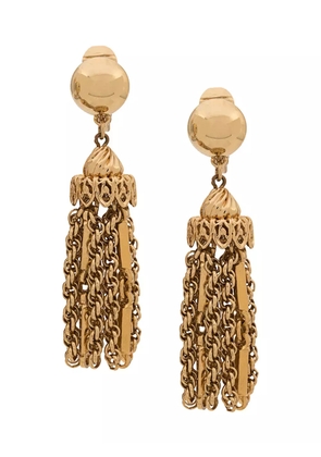 Monet Pre-Owned 1970s Monet tassel earrings - Gold