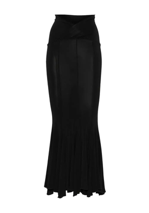 Nensi Dojaka panelled maxi skirt - Black
