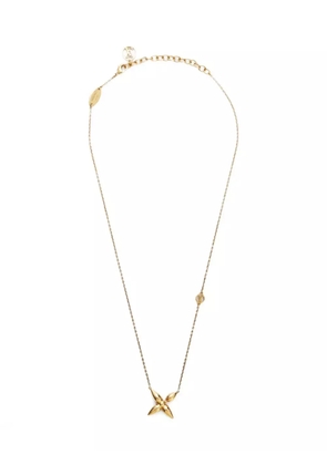 Louis Vuitton Pre-Owned 2023 Monogram Flower Colier Louisette Necklace - Gold