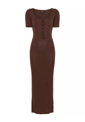 HERSKIND Mira maxi dress - Brown