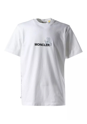 Moncler FRGMT Cartoon logo cotton T-Shirt - White