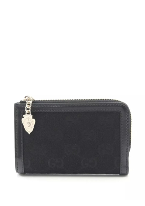Gucci Pre-Owned 2020s GG canvas bi-fold wallet - Black