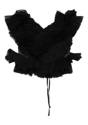 RHIZOME Murielle corset top - Black