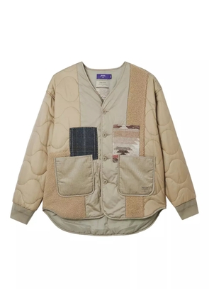 aftermaths quilted patchwork jacket - Neutrals