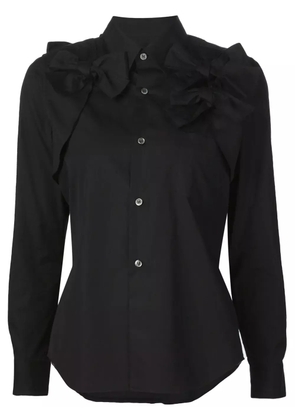 Comme Des Garçons bow detail shirt - Black
