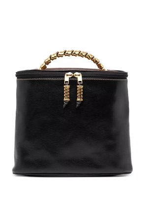 Loewe Pre-Owned 2000-2025 Leather Velasquez Twist vanity bag - Black