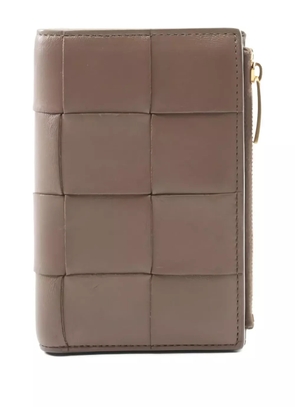 Bottega Veneta Pre-Owned 2000's Intrecciato Bi-fold leather wallet - Brown