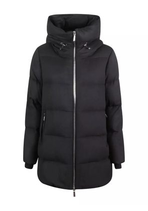 Moorer Carinzia hooded coat - Black
