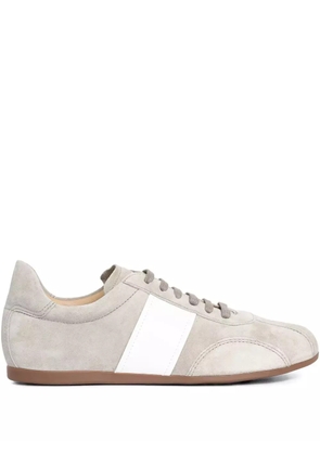 Sarah Chofakian Mochi striped sneakers - Grey