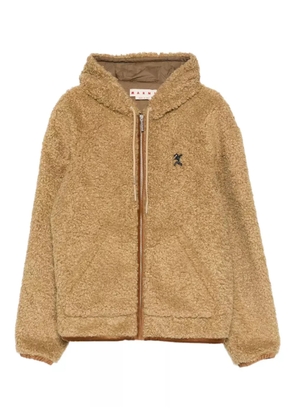 Marni hooded zip-up jacket - Neutrals