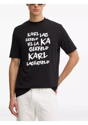 Karl Lagerfeld logo T-shirt - Black
