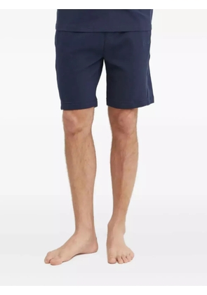 HUGO logo-embroidered shorts - Blue