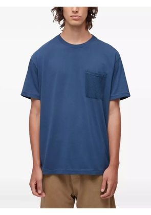 Osklen textured-pocket T-shirt - Blue