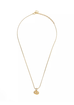 Christian Dior Pre-Owned 1980-2000 logo-pendant necklace - Gold